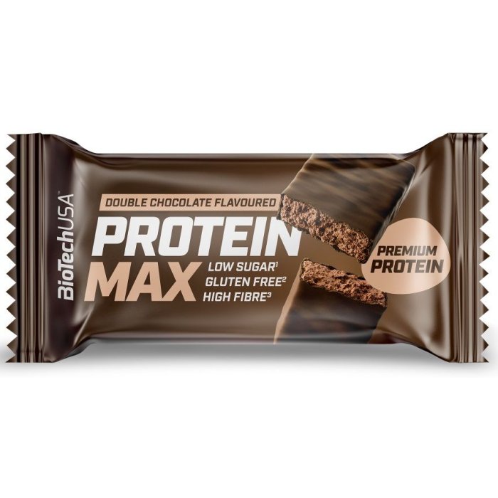 Proteínová tyčinka PROTEIN MAX dvojitá čokoláda 45g