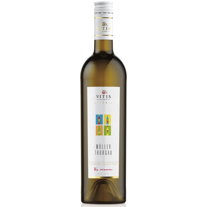 Víno Vitis Pezinok Galéria Müller Thurgau biele suché 0,75L