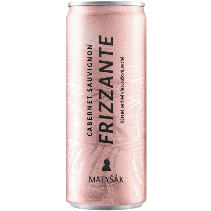 Víno Matyšák Frizzante Cabernet Sauvignon sýtené perlivé, ružové suché 0,25L