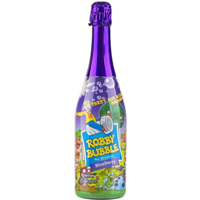 Robby Bubble Čučoriedka 0,75L