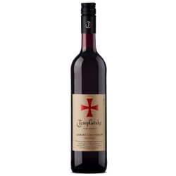 Víno Cabernet Sauvigon Templářske 0,75L červené suché