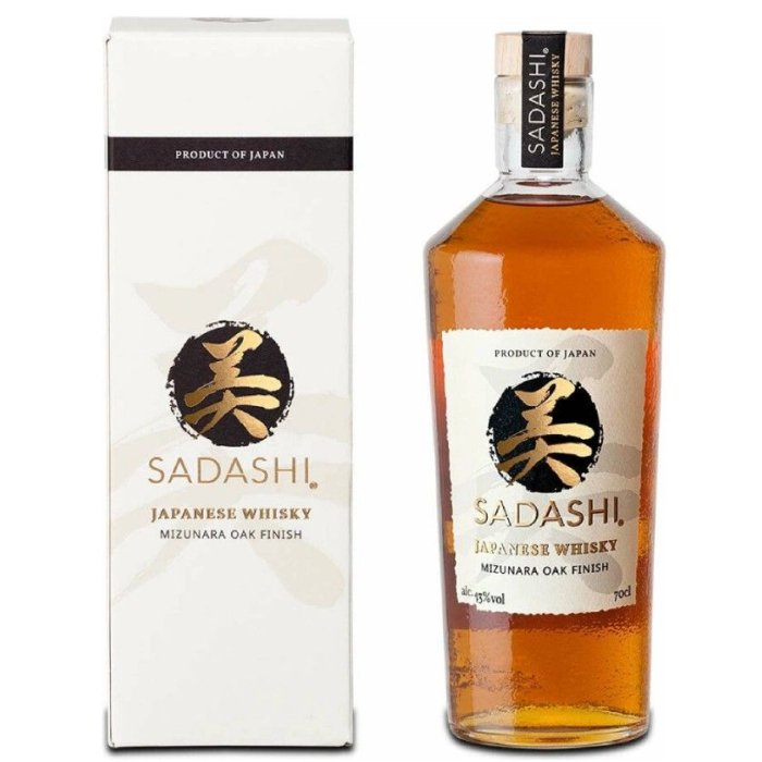 Whisky Sadashi Mizunara OAK 43% 0,7L