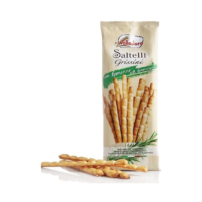 Valledoro Grissini Saltelli con Rosmarino 100g
