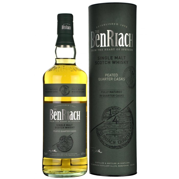 Whisky BenRiach Quarter Casks v tube 46% 0,7L