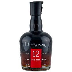 Rum Dictador 12y 40% 0,7L