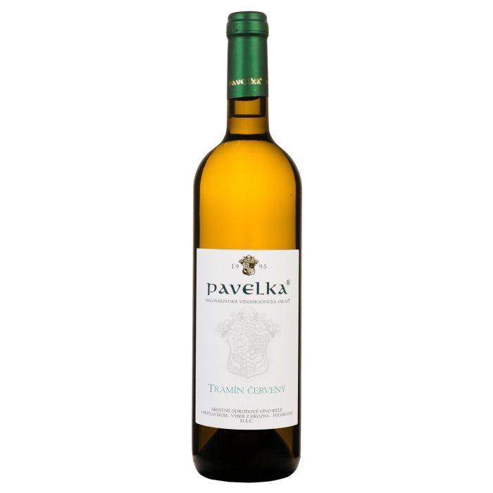 Víno Pavelka Tramín Červený výber z hrozna biele polosuché 0,75L