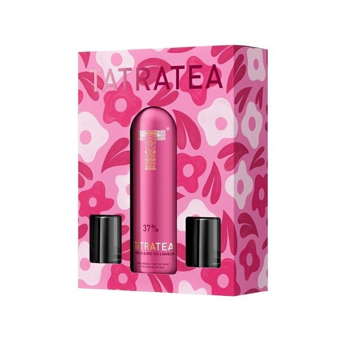 TATRATEA Hibiscus & Red Tea 37% 0,7L + 2 pohárik