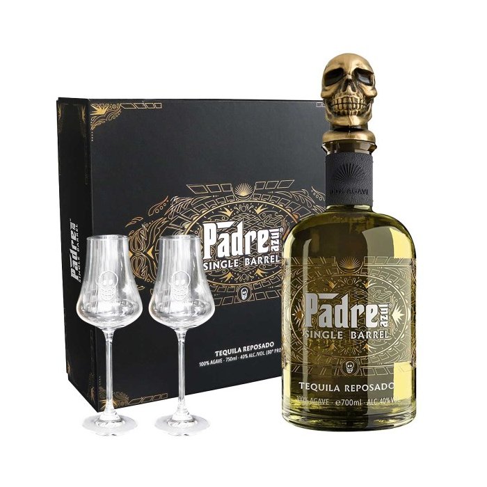 Tequila Padre Reposado 40% 0,7L+2 poháre