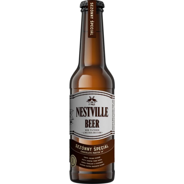 Nestville Beer Chocolate Porter 14% 0,33L Pasterizované