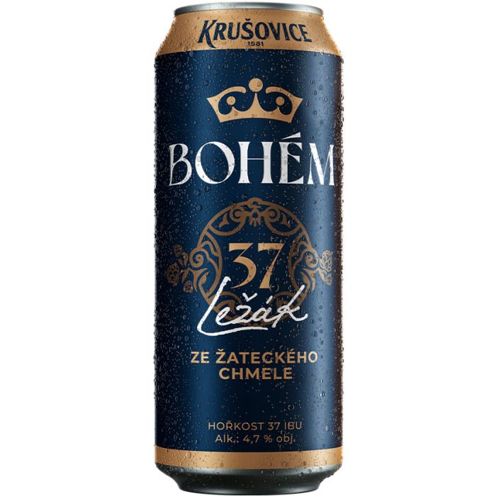 Pivo Krušovice Bohém Ležiak 0,5L