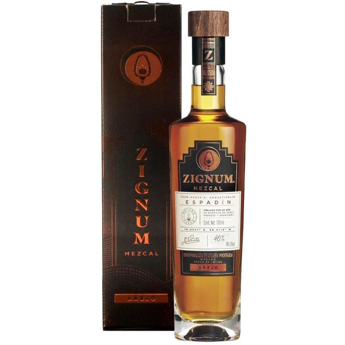 Mezcal Zignum Espadín Anejo 40 % 0,7 L