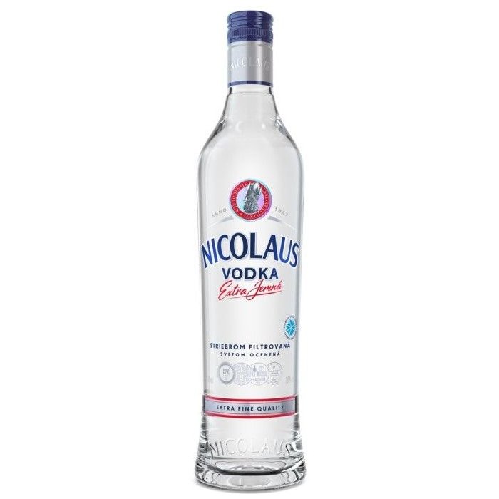 Vodka Nicolaus Extra jemná 37,5% 0,5L