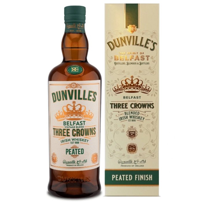 Whisky Dunville’s Three Crowns Peated Finish Blended Irish Whiskey 43,5 % 0,7L
