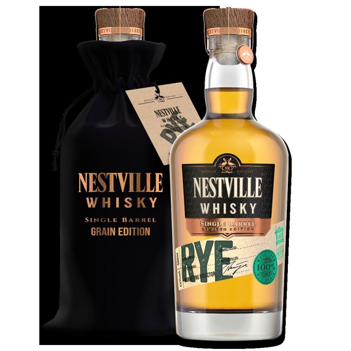 Nestville Whisky Single Barrel Rye 44% 0,5L