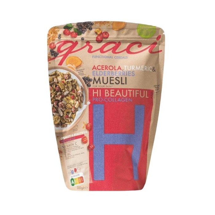 Graci Hi Beautiful Müsli s acerolou, kurkumou a bazou 300g