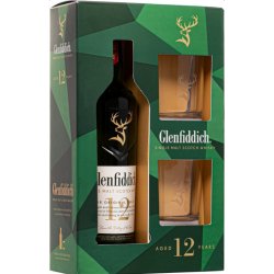 Whisky Glenfiddich 12y 40% 0,7L+ 2 poháre