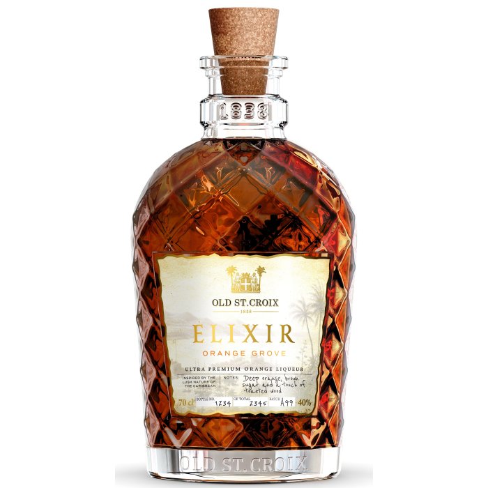 Rumový likér Old St. Croix Elixir Orange Grove 40% 0,7L