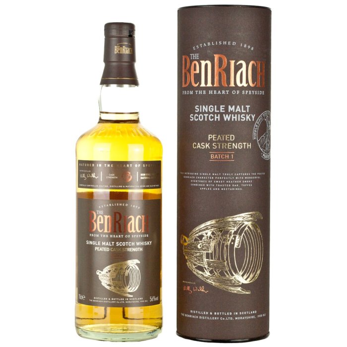 Whisky BenRiach Peated Cask Strength 56% 0,7L