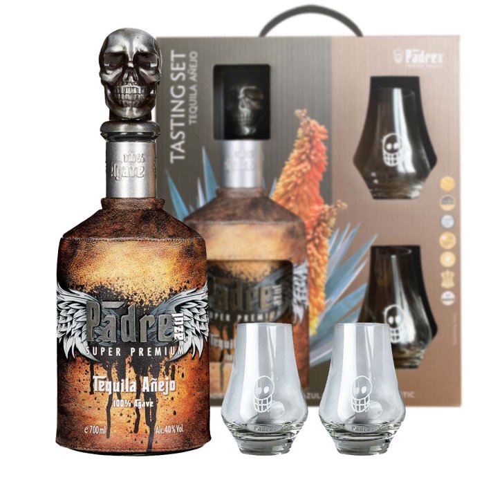 Tequila Padre Anejo 40% 0,7L+2 poháre