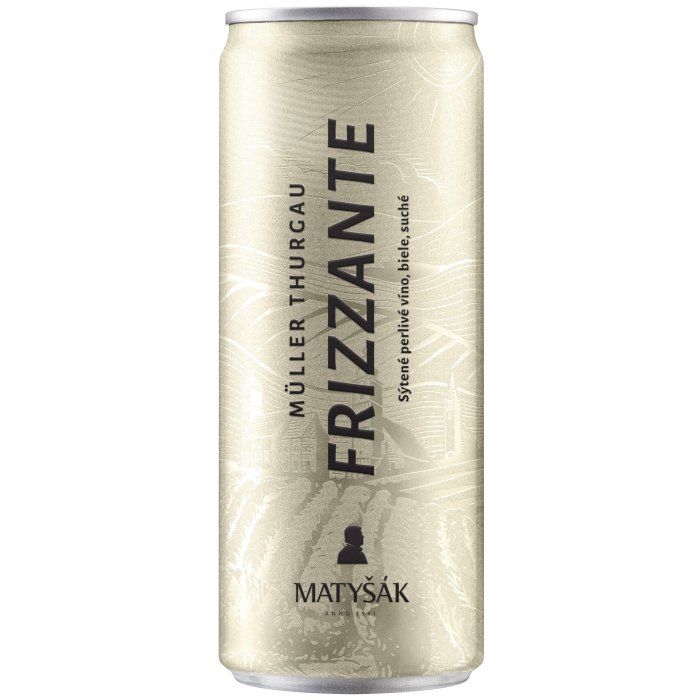 Víno Matyšák Frizzante Müller Thurgau sýtené perlivé, biele suché 0,25L