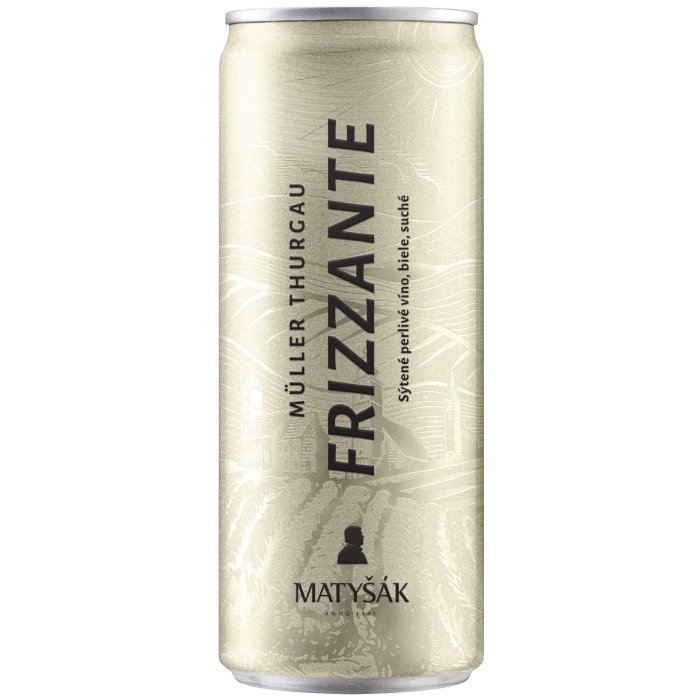 Víno Matyšák Frizzante Müller Thurgau sýtené perlivé, biele suché 0,25L