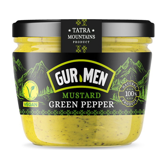 Horčica GUR.MEN Zelené Korenie 200g