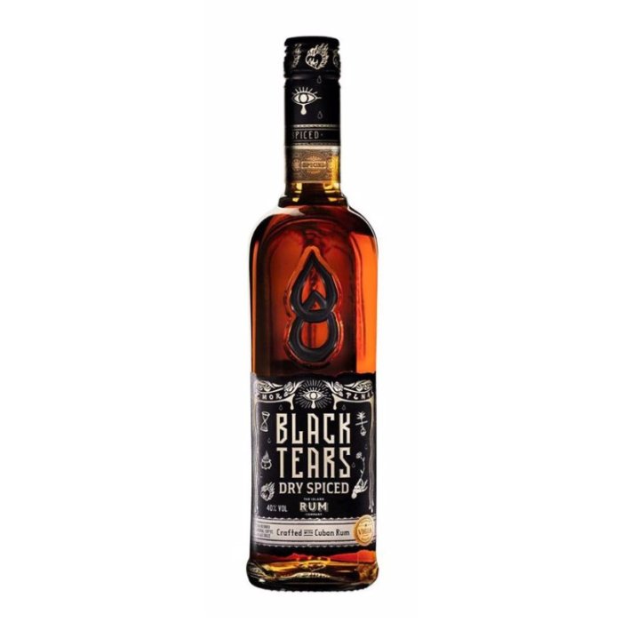 Rum Black Tears Spiced 40% 1L