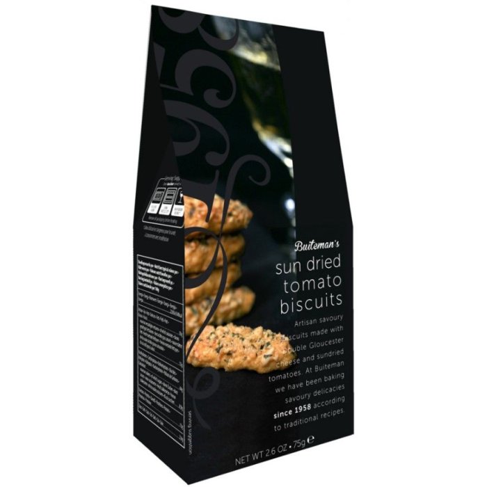 Krekry Buiteman's Sun Dried Tomato Biscuits 75 g
