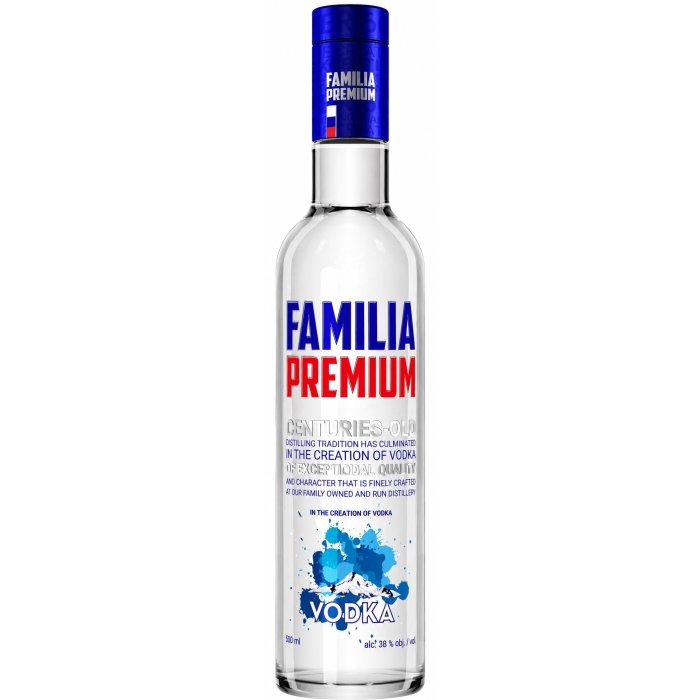 FAMILIA Premium Vodka 38% 0,5L