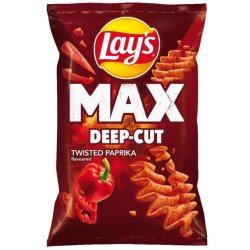Lay’s MAX Deep-Cut Twisted Paprika zemiakové lupienky 55g