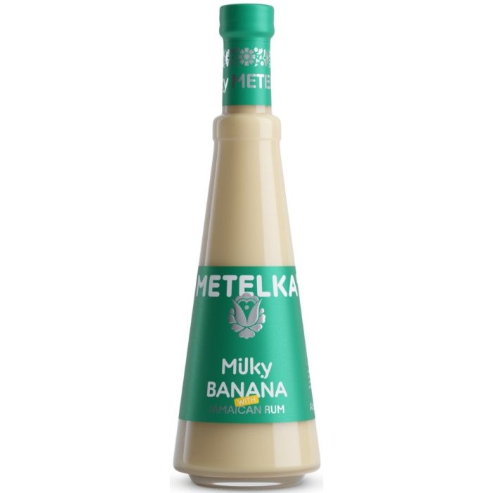 Likér Metelka Milky Banana 14% 0,5L