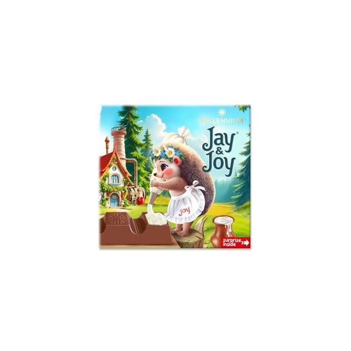 Mliečna Čokoláda Millennium Jay & Joy s prekvapením 45g