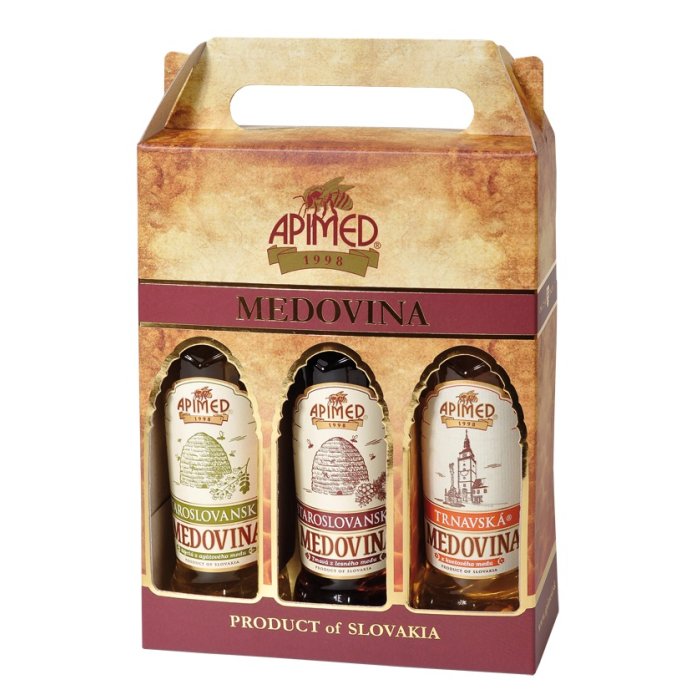 Medovina APIMED De Luxe 3 x 0,18L