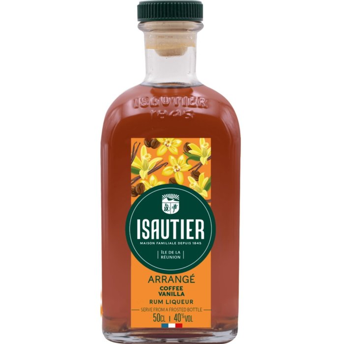 Rum Isautier Arrangé Coffee Vanilla 40% 0,5L