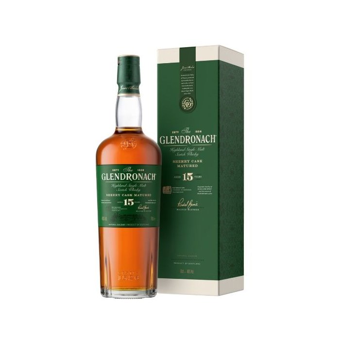 Whisky Glendronach 15YO Sherry Cask Matured 46% 0,7L