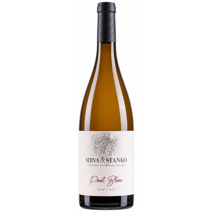 Víno Mrva & Stanko Pinot Blanc suché biele 0,75L