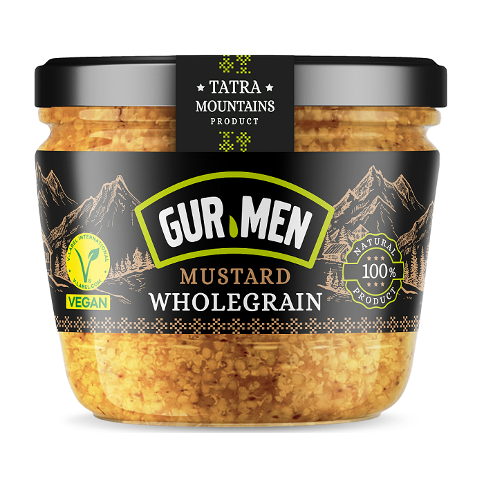 Horčica GUR.MEN Hrubozrnná 200g