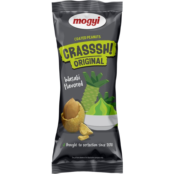 MOGYI Crasssh Arašidy Wasabi 60g