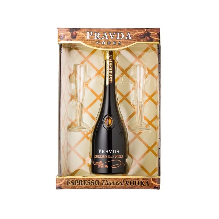 Vodka Pravda Espresso 37,5% 0,7L