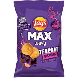 Lay’s MAX Wavy Teriyaki Pork Flavour zemiakové lupienky 120g