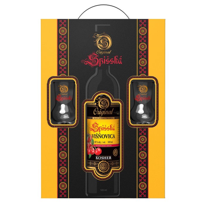 Spišská Višnovica + 2 poháre 40% 0,5L
