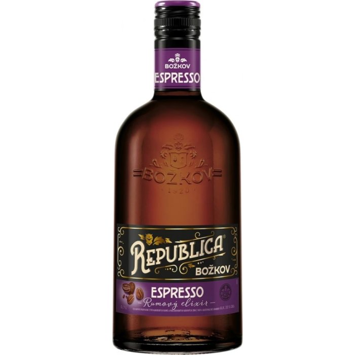 Božov Republica Espresso Rum Elixír 30% 0,7L