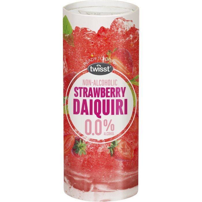 Nealkoholický Nápoj TWISST Strawberry Daiquiri 0,0% 250ml
