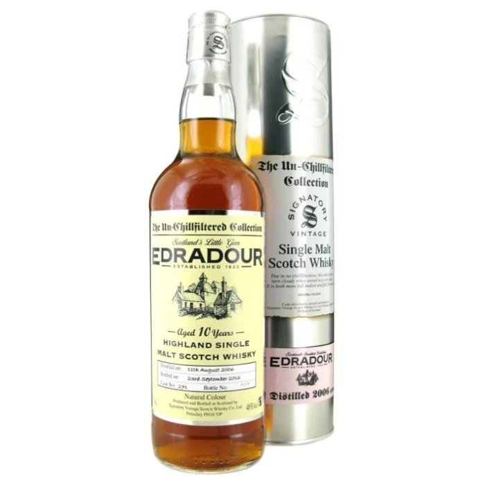 Whisky Edradour Single Malt 10YO 46% 0,7L tuba