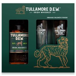 Whisky Tullamore Dew 40% 0,7L + 2x pohár