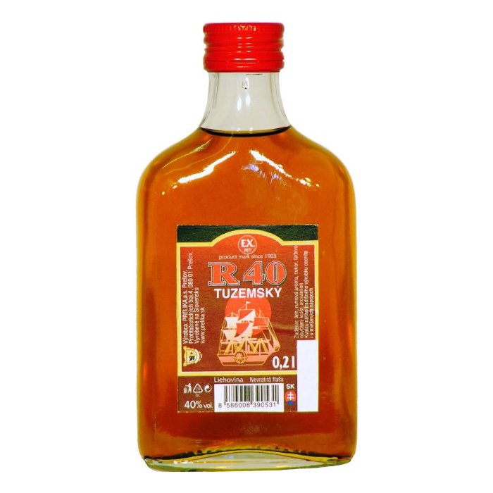 Rum 40 Tuzemský 40% 0,2L