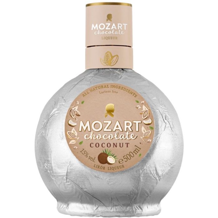 Likér Mozart Chocolate Coconut 15% 0,5L