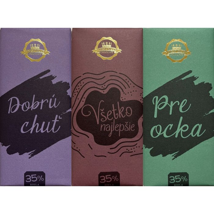 Nestville Chocolate Biela Venovanie 60g náhodný výber