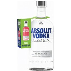 Vodka Absolut 40% 0,7L + Miniatúrka Absolut Grapefruit 40% 0,05L