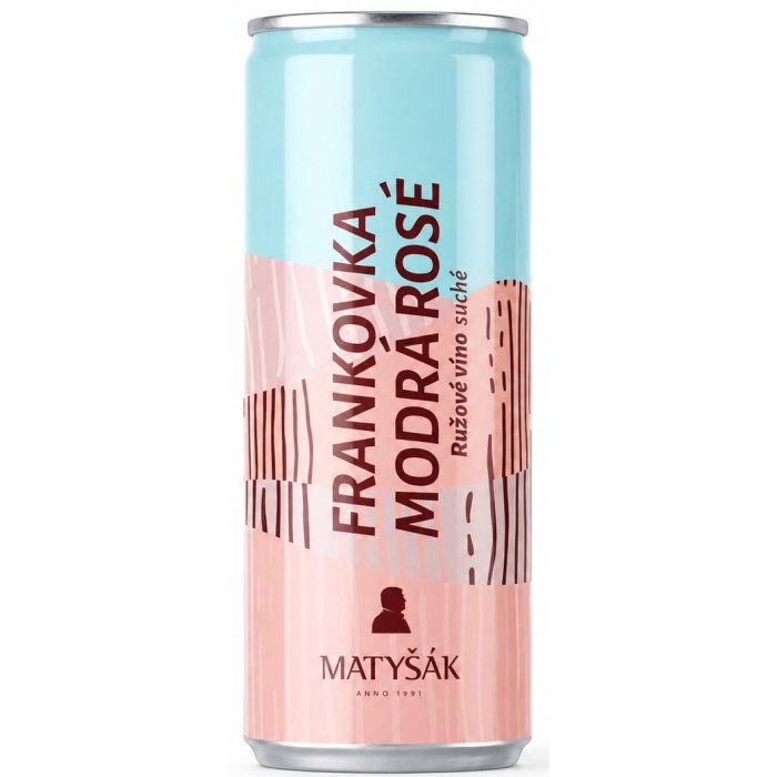 Víno matyšák Frankovka modrá rosé, ružové suché 0,25L